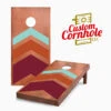 Stained Multicolored Triple Chevron Cornhole Set With Bags 1 Stained Multicolored Triple Chevron Cornhole Set With Bags -Best Toy Shop STAINED TRIPLE CHEVRON CORNHOLE GAME SINGLE COLOR copy 4 43633.1611446001
