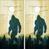 Sasquatch Bigfoot Version 9 Cornhole Wraps - Set Of 2 2 Sasquatch Bigfoot Version 9 Cornhole Wraps - Set Of 2 -Best Toy Shop Sasquatch Bigfoot Moon Forest Trees Wood 96562.1712693862