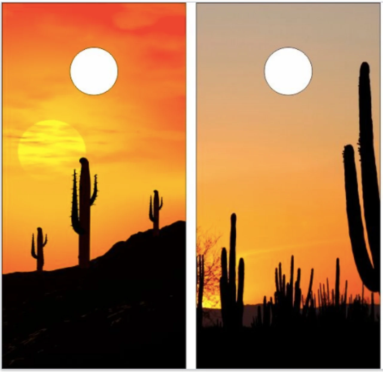 Desert Cornhole Wraps - Set Of 2 3 Desert Cornhole Wraps - Set Of 2