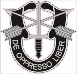 Green Beret Special Forces Cornhole Decal