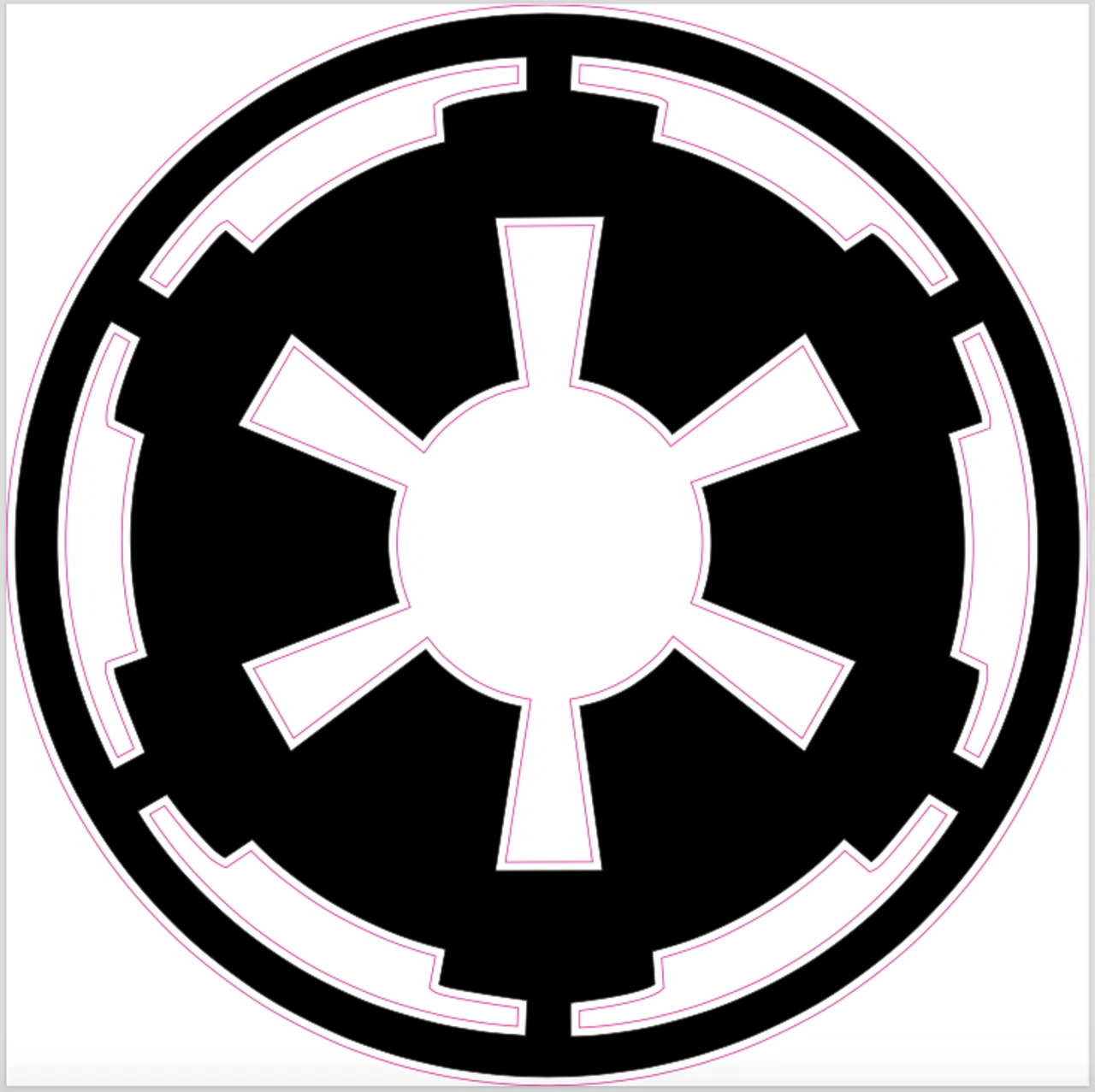 Star Wars Version 3 Cornhole Decal 3 Star Wars Version 3 Cornhole Decal