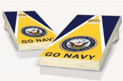 US Navy Go Navy Cornhole Set With Bags