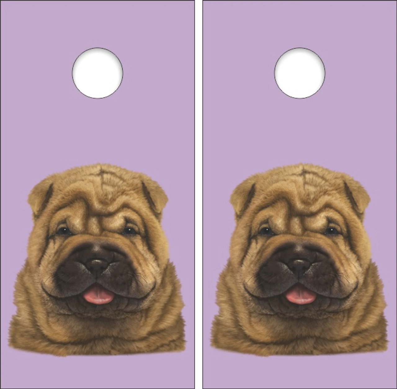 Shar Pei Puppy Cornhole Set With Bags 4 Shar Pei Puppy Cornhole Set With Bags - Image 2