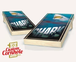 Shark Cornhole Set With Bags