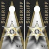 Police Badge Cornhole Wraps - Set Of 2 2 Police Badge Cornhole Wraps - Set Of 2 -Best Toy Shop Sheriff Wraps 80249.1445036384