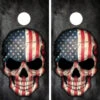 American Skull Grunge Cornhole Wraps - Set Of 2 1 American Skull Grunge Cornhole Wraps - Set Of 2 -Best Toy Shop Skull American Flag Grunge 91875.1719430939