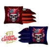 Skull Red Blue Tournament Cornhole Bags - Set Of 8 1 Skull Red Blue Tournament Cornhole Bags - Set Of 8 -Best Toy Shop Skull Red Blue 31649.1708292265