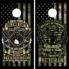 Solemn Oath Veteran Blood Sweat Tears Cornhole Wraps - Set Of 2 -Best Toy Shop Solemn Oath Veteran Blood Sweat Tears Flag Camo 1 79221.1674004657