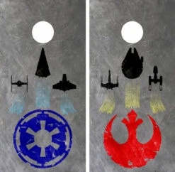 Star Wars Version 12 Cornhole Wraps - Set Of 2