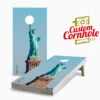 Statue Of Liberty Cornhole Set With Bags 1 Statue Of Liberty Cornhole Set With Bags -Best Toy Shop Statue of Liberty Cornhole Game 53514.1611519558