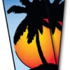 Palm Tree Cornhole Wraps - Set Of 2