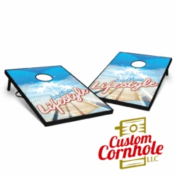 Tailgate Beach Bum Lifestyle Cornhole Set With Bags