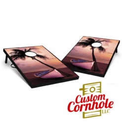 Tailgate Docked In Paradise Cornhole Set With Bags
