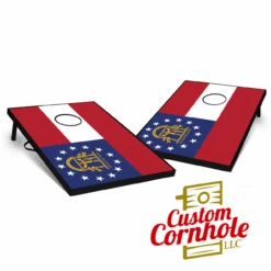 Tailgate Georgia Flag Cornhole Set With Bags