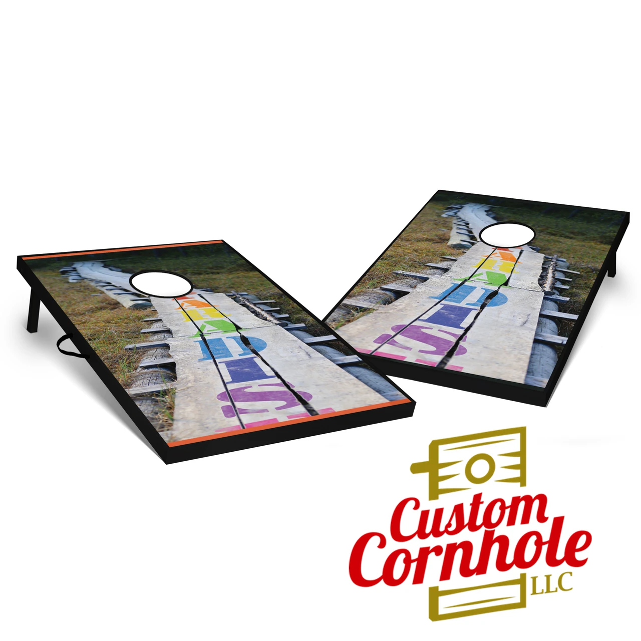 Tailgate Paradise Lane Cornhole Set With Bags 3 Tailgate Paradise Lane Cornhole Set With Bags