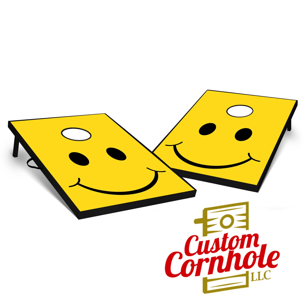Tailgate Smiley Cornhole Set With Bags 3 Tailgate Smiley Cornhole Set With Bags
