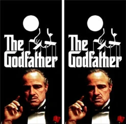 The Godfather Cornhole Wraps - Set Of 2