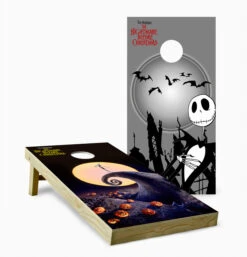 The Nightmare Before Christmas Cornhole Set With Bags