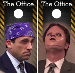 The Office Cornhole Wraps - Set Of 2