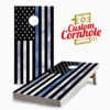 Thin Blue Line Police Cornhole Set With Bags
