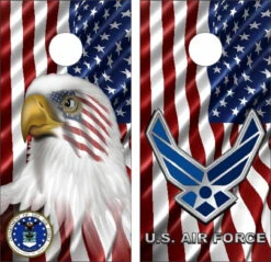 American Air Force Cornhole Wraps - Set Of 2