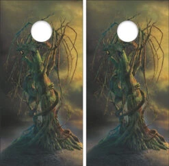Tree Dragon Cornhole Wraps - Set Of 2