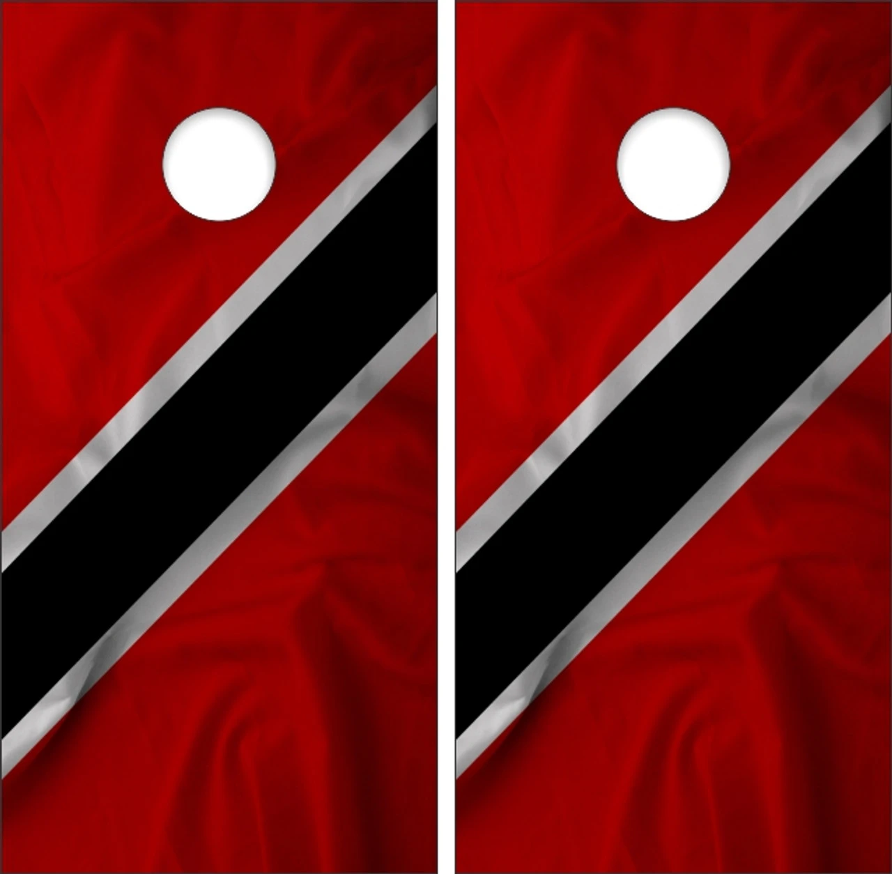Trinidad And Tobago Flag Version 3 Cornhole Set With Bags 4 Trinidad And Tobago Flag Version 3 Cornhole Set With Bags - Image 2