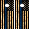 American Flag Blue Line Version 2 Cornhole Wraps - Set Of 2 2 American Flag Blue Line Version 2 Cornhole Wraps - Set Of 2 -Best Toy Shop USA American Flag Burn Wood Blue line 34312.1718928508