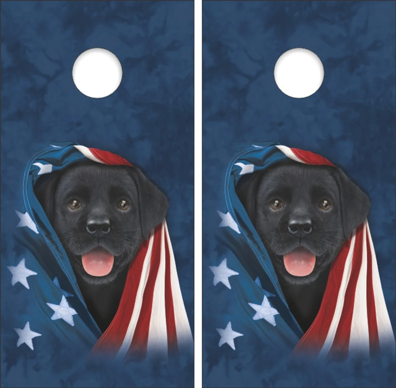 Patriotic USA Puppy Cornhole Set With Bags 4 Patriotic USA Puppy Cornhole Set With Bags - Image 2