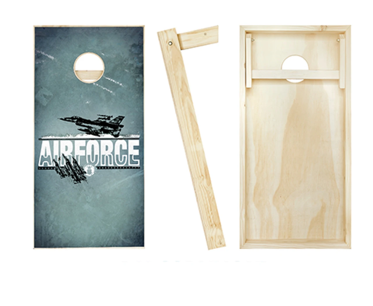 US Air Force Imprint Cornhole Set With Bags - Image 2