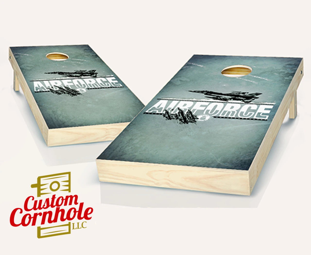 US Air Force Imprint Cornhole Set With Bags