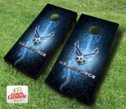 US Air Force Lightning Cornhole Set With Bags -Best Toy Shop US Air Force Lightning Cornhole Set 70083.1483998304