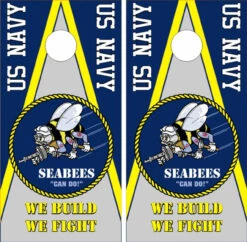 US Navy Seabees Cornhole Set With Bags 6 US Navy Seabees Cornhole Set With Bags -Best Toy Shop US Navy Seabees Triangle 2 07740 70295.1687462936