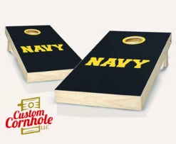 US Navy Text Cornhole Set With Bags