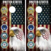 United States Armed Forces Version 2 Cornhole Wraps - Set Of 2 -Best Toy Shop United States Armed Forces 68956.1602544266