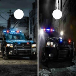 Police Car Cornhole Wraps - Set Of 2