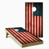 Vintage American Flag Cornhole Set With Bags -Best Toy Shop Vintage American Flag 89664.1686196057