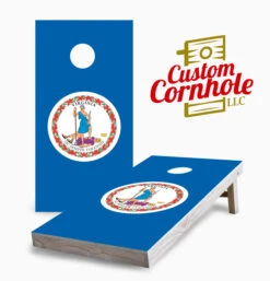 Virginia Flag Cornhole Set With Bags
