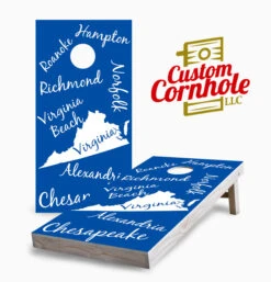 Virginia State Pride Cornhole Set With Bags