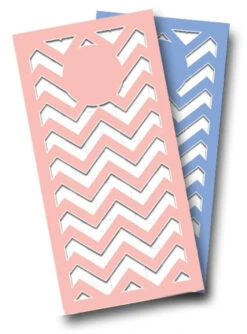 Wedding (Blue & Pink) Cornhole Wraps - Set Of 2