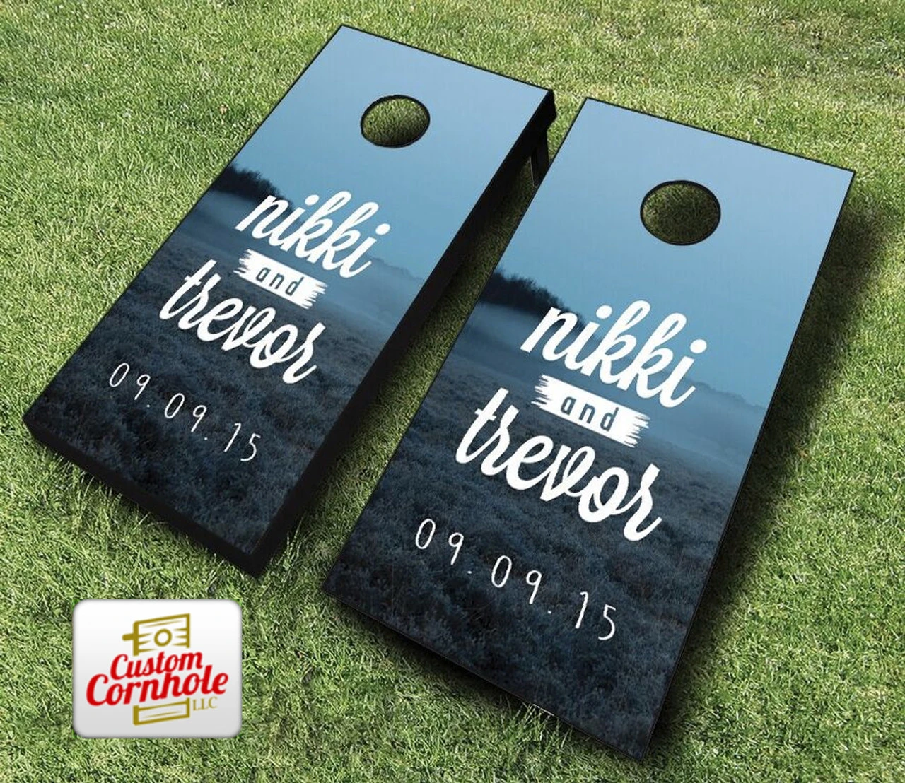 Moonforest Wedding Cornhole Set With Bags 5 Moonforest Wedding Cornhole Set With Bags - Image 3