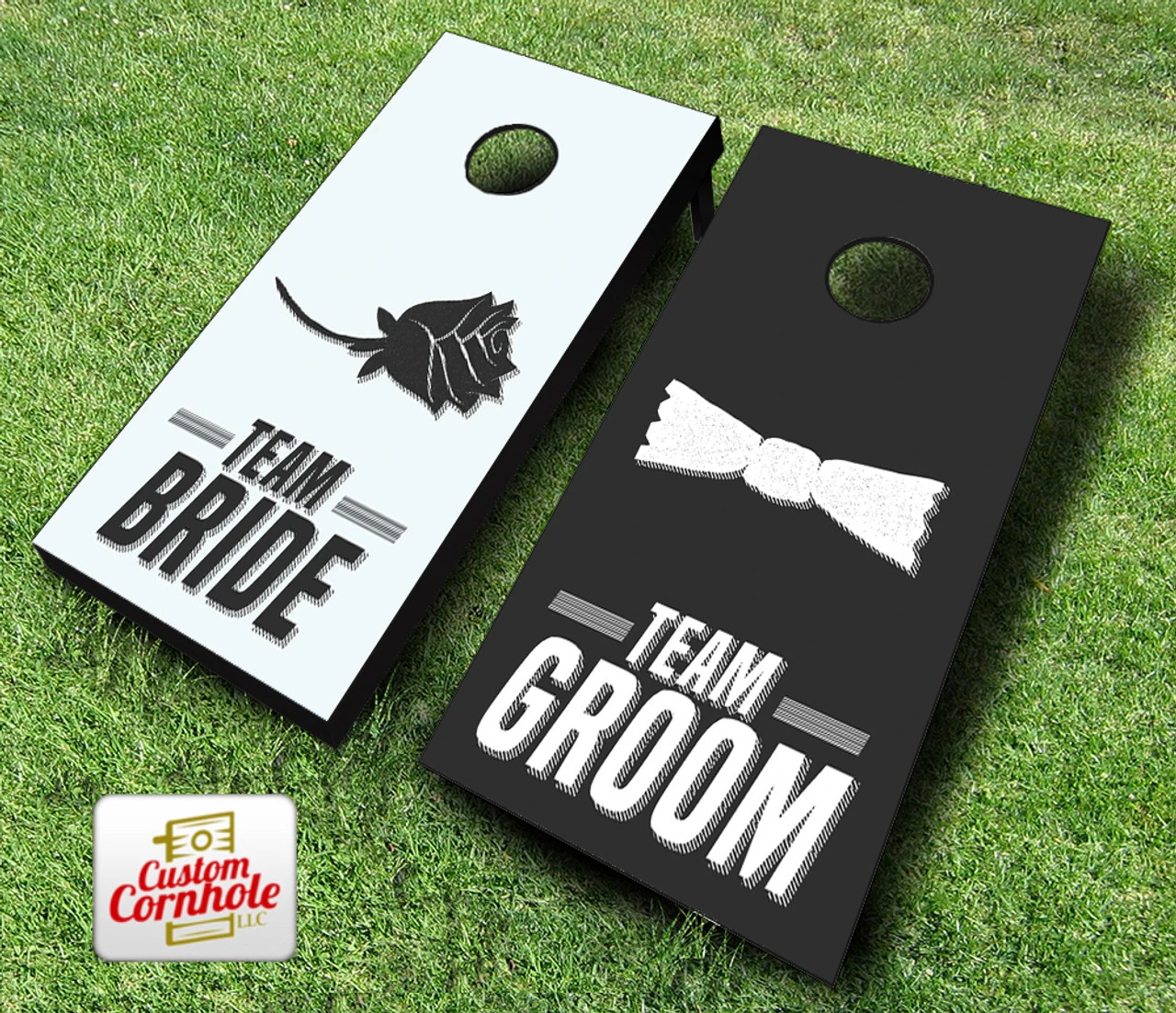 Wedding Shower Game Cornhole Set With Bags 5 Wedding Shower Game Cornhole Set With Bags - Image 3