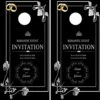 Wedding Cornhole Wraps Version 1 - Set Of 2 1 Wedding Cornhole Wraps Version 1 - Set Of 2 -Best Toy Shop Wedding Wraps 5 27197.1445037563