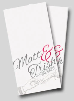 Wedding Hands Cornhole Wraps - Set Of 2