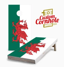 Welsh Flag Cornhole Set With Bags