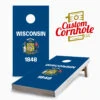 Wisconsin Flag Cornhole Set With Bags 1 Wisconsin Flag Cornhole Set With Bags -Best Toy Shop Wisconsin Flag Cornhole Set with Bags 15495.1611004453