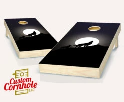 Wolf Cornhole Set With Bags