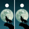 Wolves Howling Cornhole Wraps - Set Of 2 2 Wolves Howling Cornhole Wraps - Set Of 2 -Best Toy Shop Wolves Howling Night Wolf Moon 2 52435.1707767602