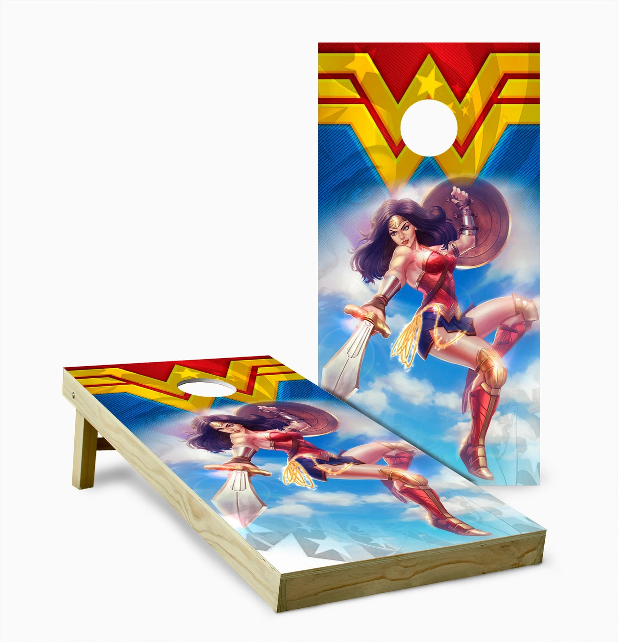 Wonder Woman Version 8 Cornhole Set With Bags 3 Wonder Woman Version 8 Cornhole Set With Bags