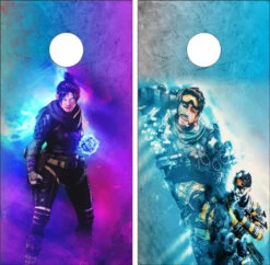 Wraith Apex Legends Cornhole Wraps - Set Of 2